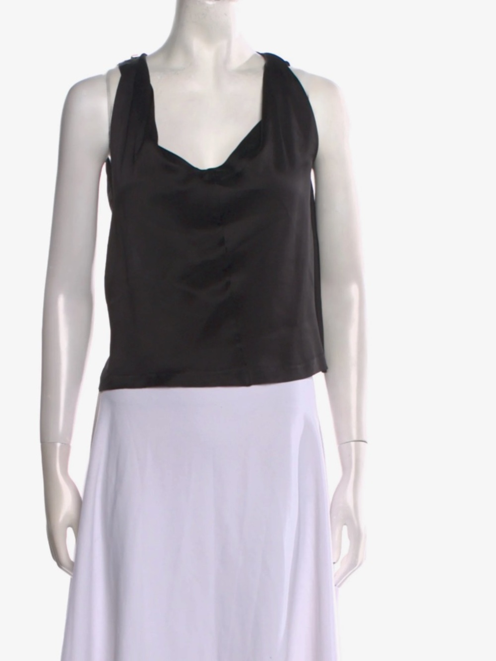 Nili Lotan quiet luxury black camisole
